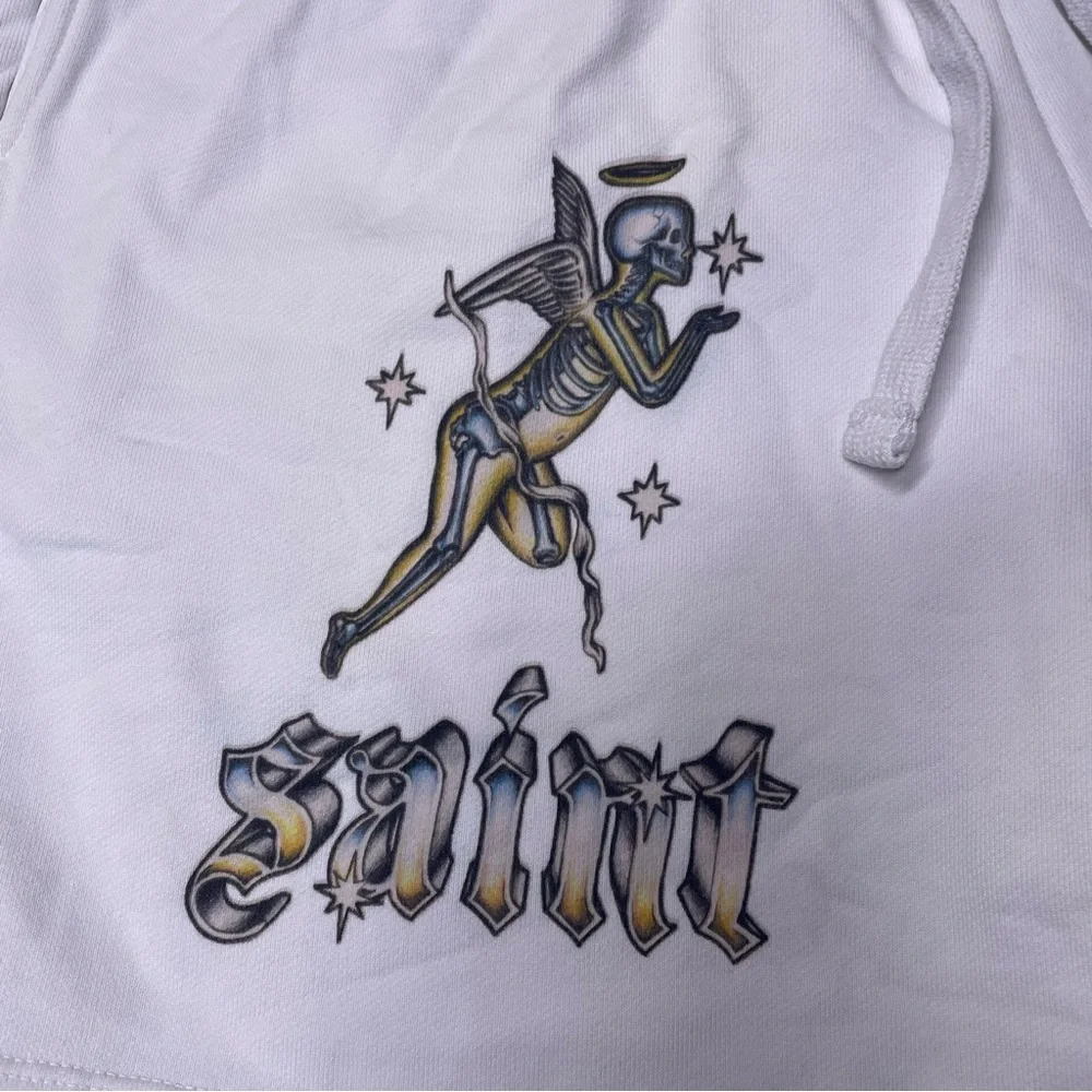 MBM Gallery Marcos Alvarado Rare Saint MBM Skeleton Sweatpants Shorts